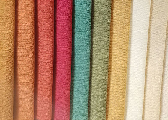 Claramente hecho punto falso poliéster de lino de la tela de Sofa Fabric ISO9001