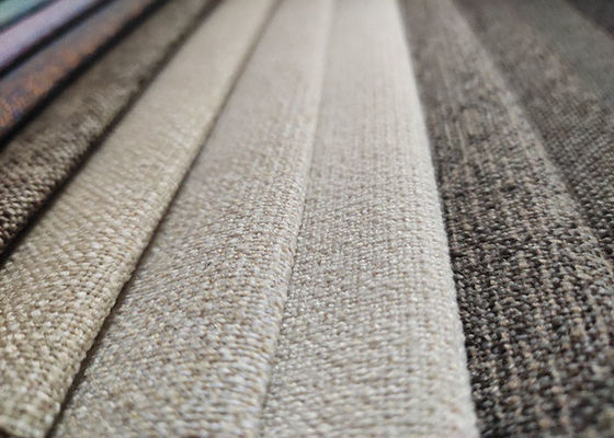 Tela de tapicería de lino tejida del terciopelo 345gsm ignífuga