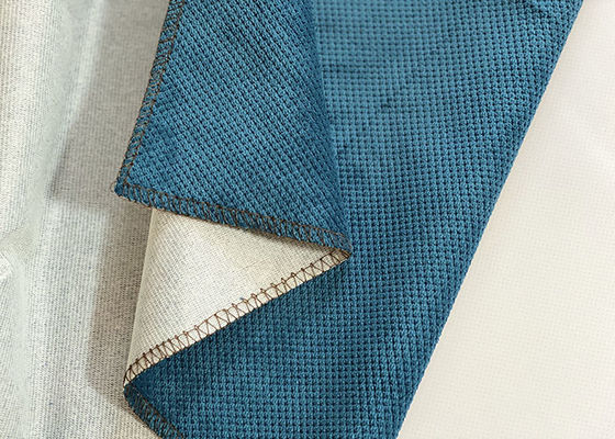 tela de tapicería amistosa de los 280cm Eco, tejido de poliester reciclado 100 azules