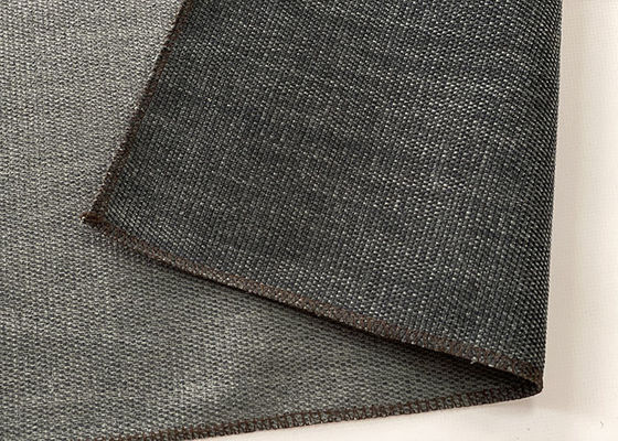 tela de tapicería de Sofa Fabric Plain Grey Chenille de la felpilla del 145cm