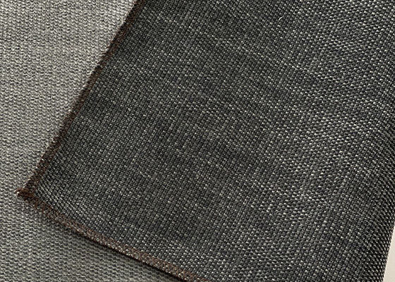 tela de tapicería de Sofa Fabric Plain Grey Chenille de la felpilla del 145cm