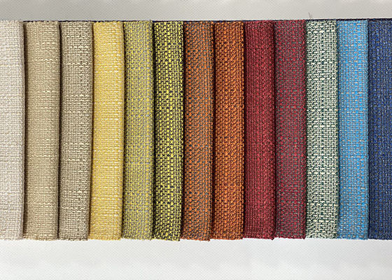 Tela de lino llana de la tela de tapicería del poliéster de Ripstop 100 330gsm