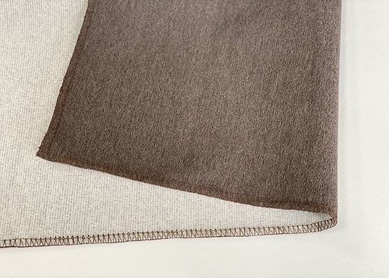 la tela del sofá de la felpilla 225gsm alfombra la tela de tapicería beige de la felpilla de las materias textiles