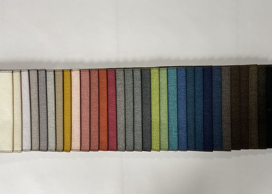 parásitos atmosféricos antis 100% Sofa Fabric Textile del poliéster de lino de los 360cm