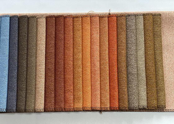 Rasgón de lino de la tela del lino del poliéster de Sofa Fabric 100 del llano moderno resistente