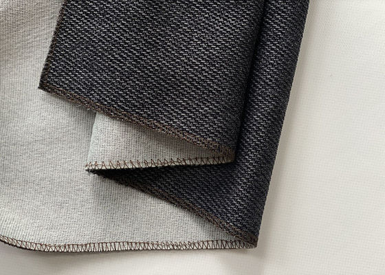 El estilo moderno hecho punto cepilló la tela de lino de la impresión de la tapicería para el poliéster 100% del sofá