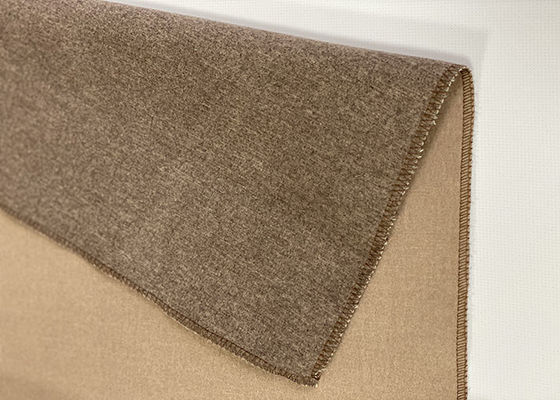 Tela de tapicería tejida de la felpilla del oro el 145cm Sofa Fabric llano