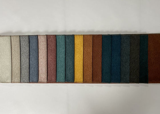 Materias textiles de lino de la felpilla de los muebles del poliéster colorido de la tela