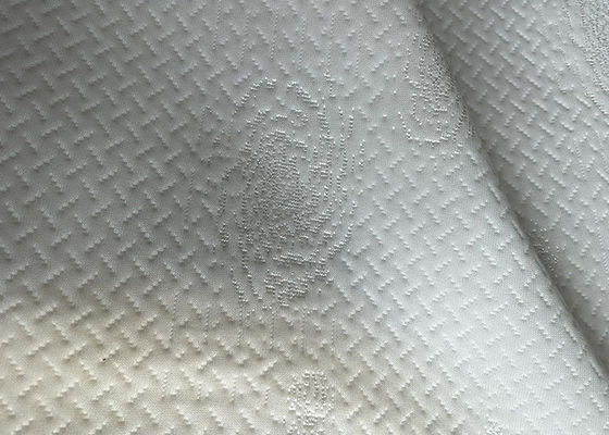 comodidad más fresca de secado rápido hecha punto el 150cm de la absorción de la humedad de la tela del colchón del telar jacquar