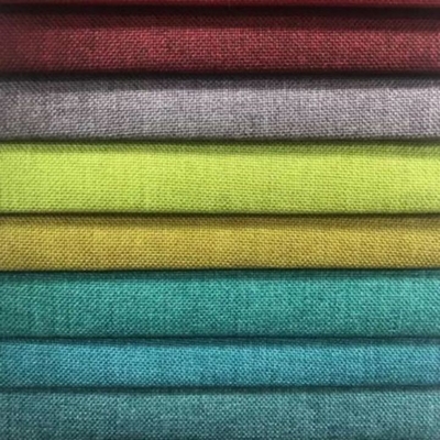 La deformación de la tapicería hizo punto la microfibra de lino Sofa Fabric For Furniture del 100%