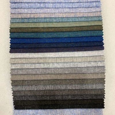 Poliéster de lino 100 Sofa Fabric For Sofa Cover de la tapicería