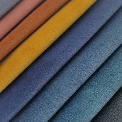 Sofa Velvet Sequin Fabric Imitation hecho punto cubre el poliéster con cuero 100%