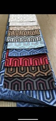Tejidos de jacquard de chenille Material del sofá 25 días Detalle de entrega para interiores de lujo