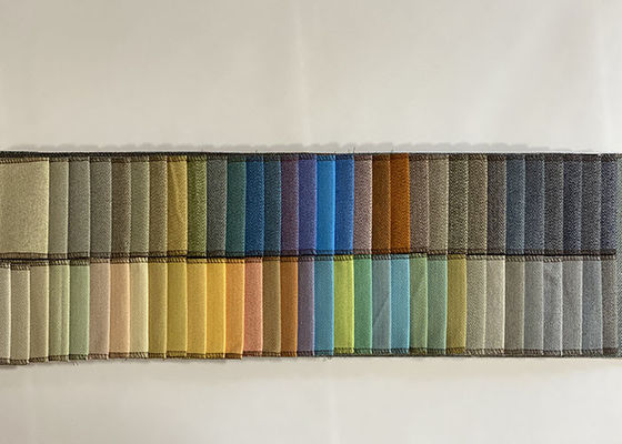 Materia textil de lino teñida del poliéster de la tela de materia textil de los muebles 240gsm