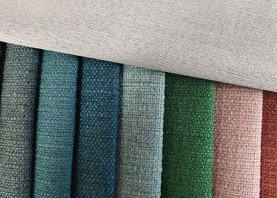 Tela de lino 100% de la mirada de la tela del algodón de lino puro pesado del poliéster