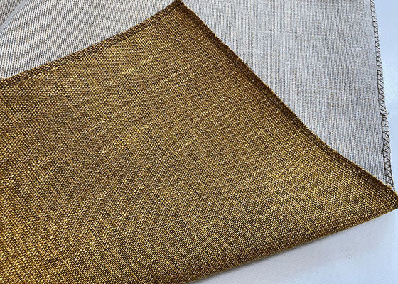 Tela de tapicería llana de lino tejida del poliéster de la cubierta de los muebles de la tela