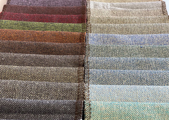 La tela de algodón de lino orgánica vendedora caliente para la cortina de equipamiento de la materia textil casera alfombra el HILADO de Sofa Cover TEÑIDO