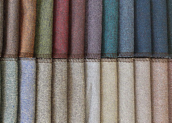 290gsm tapicería Sofa Fabric, alfombra de equipamiento de la cortina del algodón de la tela llana del lino