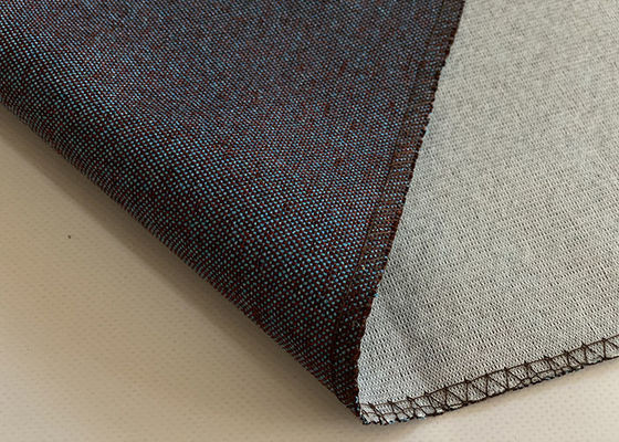Poliéster barato 100% del precio imitar la tela teñida de lino para la almohada del sofá