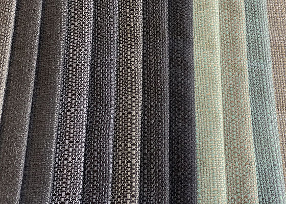 tela de tapicería de lino de la armadura 300D, mezcla Sofa Fabric del poliéster del 145cm