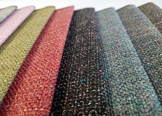 Poliéster amistoso colorido 100% de la tela de tapicería de Eco Sofa Furnishing Fabric