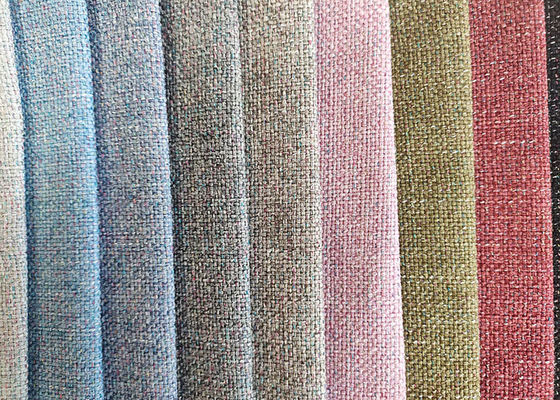 El hilado amistoso de la tela de tapicería de Eco de la prenda impermeable teñió la tela moderna de la cortina