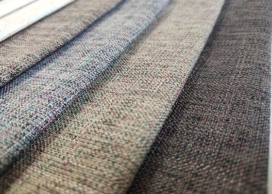 Llano teñido Grey Upholstery Textile de la tela tejida 260gsm del poliéster