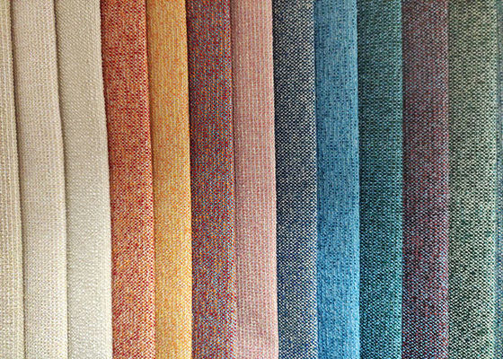 La tela de tapicería del terciopelo del poliéster del apagón cuenta un cuento la tela tejida teñida