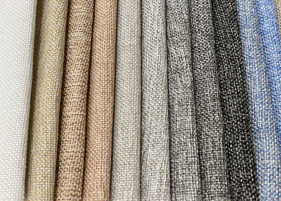 Poliéster 100% del color de Doris Linen Sofa Fabric Pure de la encripción