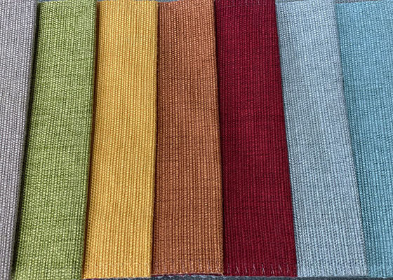 Encoja la materia textil de lino resistente de los muebles del poliéster de Sofa Fabric 280gsm