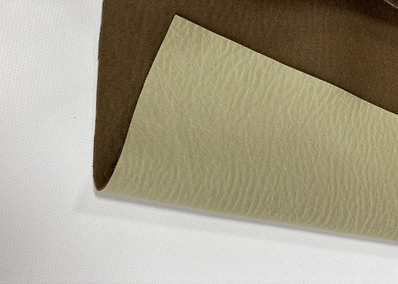 Resistente de agua amistoso de cuero elástico de Eco de la tela de tapicería de la PU