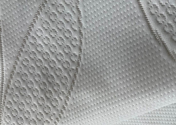 Tela de tapicería respirable del telar jacquar de la tela del colchón del poliéster que hace tictac