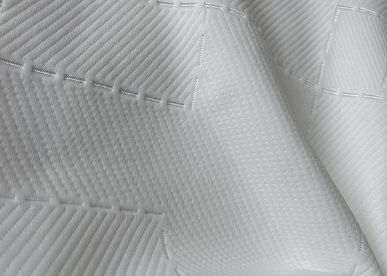 Cuente un cuento la tela hecha punto poliéster teñida del telar jacquar 100 de la tela del colchón del poliéster