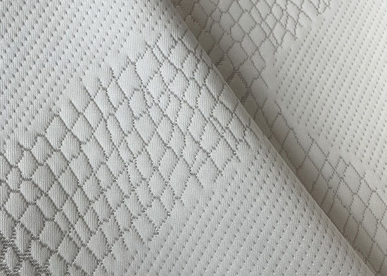 La tela impermeable del colchón del poliéster, Hometextile acolchó la tela de algodón del telar jacquar