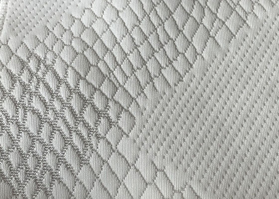 La tela impermeable del colchón del poliéster, Hometextile acolchó la tela de algodón del telar jacquar