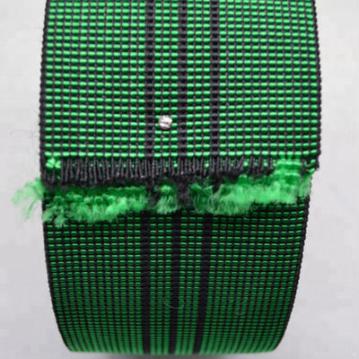 verde elástico Sofa Webbing Belt de las correas de la tapicería de los 7cm