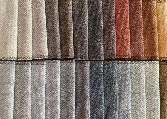 Diseños modernos 100% del poliéster de Sofa Fabric de la tapicería de la felpilla