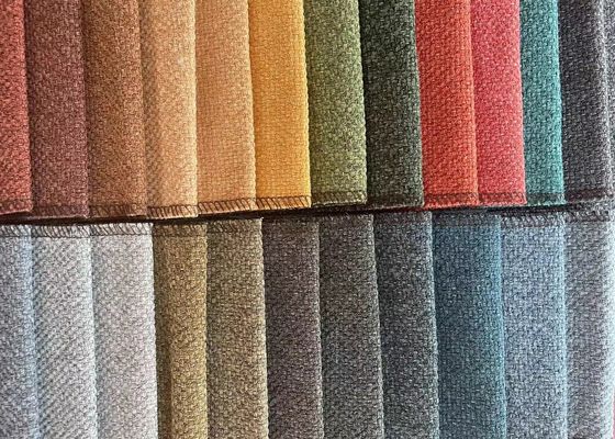 Diseños modernos 100% del poliéster de Sofa Fabric de la tapicería de la felpilla
