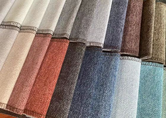 Felpilla suave Sofa Fabric Long Pile Woven BS5852 del telar jacquar ignífugo