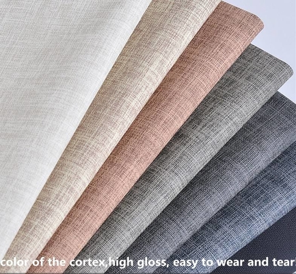 Falsa tela de lino de la prenda impermeable sintética para la cubierta de Sofa Car Cushion And Seat