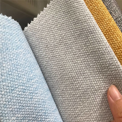 La armadura llana teñió a Sofa Fabric de lino que el poliéster 100% espesó color sólido