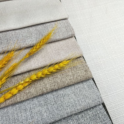 Poliéster de lino teñido llano 100% de Sofa Fabric de la materia textil casera