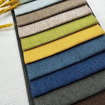 Poliéster de lino teñido llano 100% de Sofa Fabric de la materia textil casera