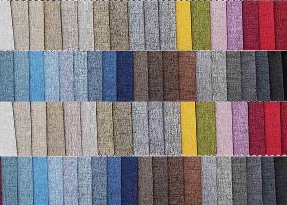 El Dobby texturiza la tela de tapicería de lino para Sofa Furniture Multi Color