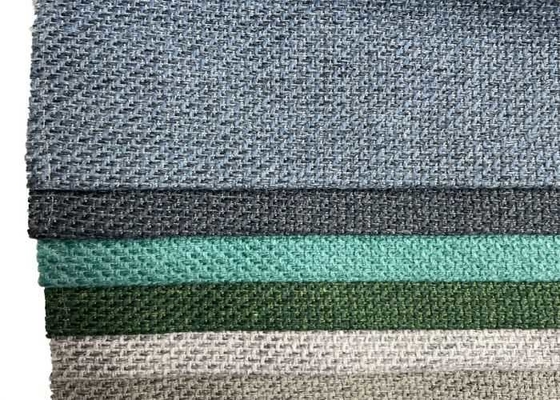 Parásitos atmosféricos antis de la tela de lino de la mirada del poliéster de la tapicería para Sofa Cushion