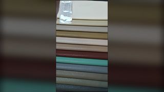 Tela de tapicería de cuero elástico de PU