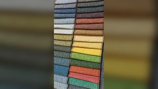Estilo jacquard de tela de sofá de chenilla